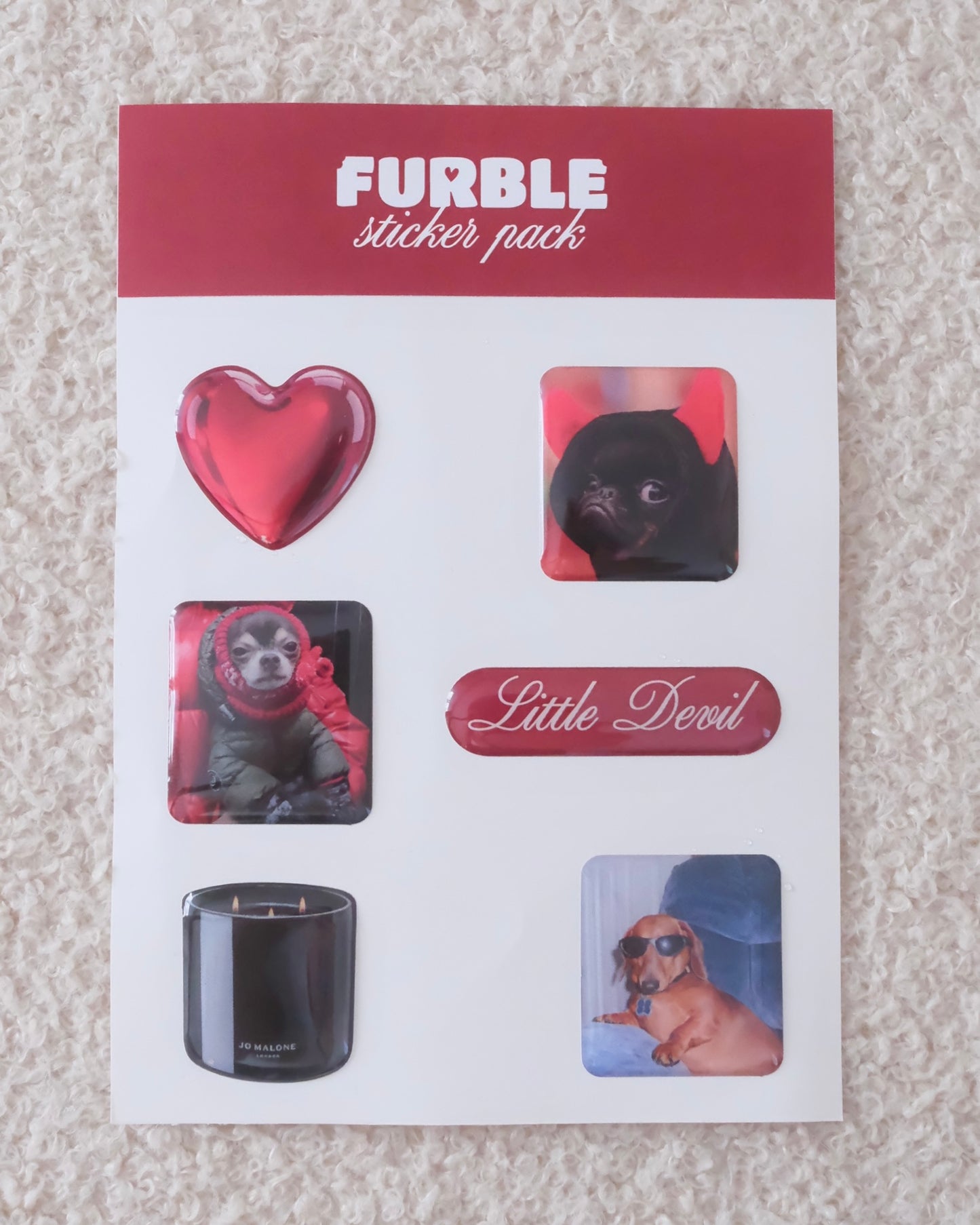 Sticker pack Little Devil